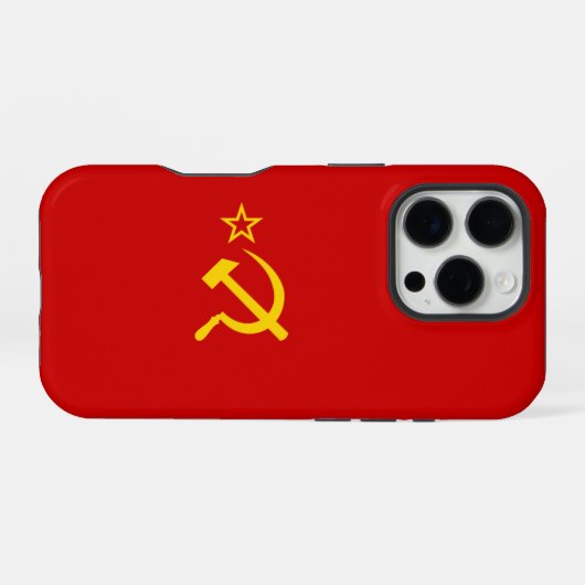 ソ連旗 iPhoneケース (裏面横)