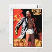 ソ連春休1917旅行はがき ポストカード (正面/裏面)