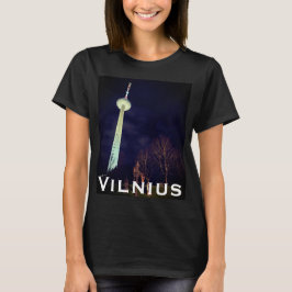 ソ連時代のアイコン、現代のビート:ヴィリニュスTVタワー Tシャツ