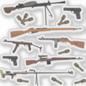 ソ連第2次世界大戦兵器 シール (正面)