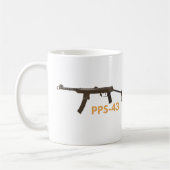 ソ連第2次世界大戦PPS-43サブマシンガン コーヒーマグカップ (左)