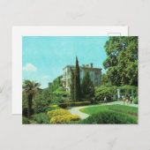 ソ連葉書リバディア宮殿と公園 ポストカード (正面/裏面)