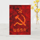 ソ連記号 カード (黄色い花)