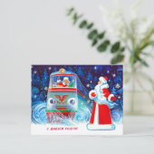 ソ連鉄道の休日はがき ポストカード (スタンド正面)