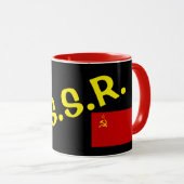 ソ連黒ルッモダンクマグ マグカップ (正面右)