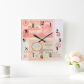 ソ連10ルーブル紙幣 スクエア壁時計 (ホーム)