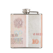 ソ連10ルーブル紙幣 フラスク (裏面)