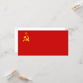 ソ連（ソ連）（共産主義のハンマーと鎌） カード (正面/裏面インサイチュ)