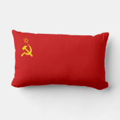 ソ連(ソ連)(共産主義のハンマーと鎌) ランバークッション (裏面)
