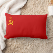 ソ連(ソ連)(共産主義のハンマーと鎌) ランバークッション (ブランケット)