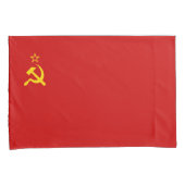 ソ連(ソ連)(共産主義のハンマーと鎌) 枕カバー (正面右)