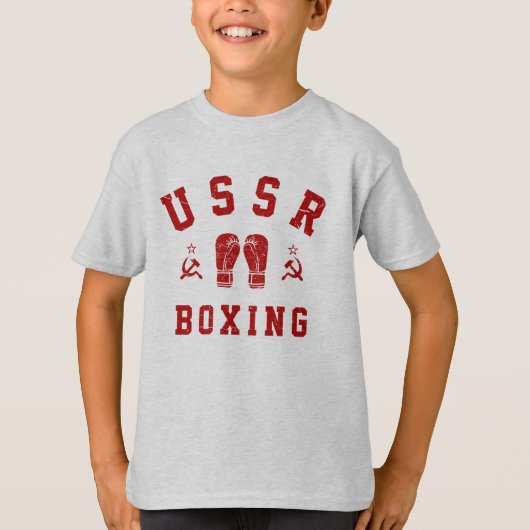 ソ連 ボクシング Tシャツ (正面)