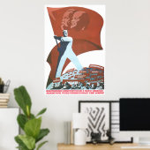 ソ連CCCP冷戦ソ連プロパガンダポスター ポスター (ホームオフィス)