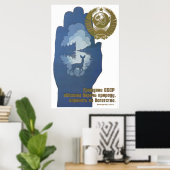 ソ連CCCP冷戦ソ連プロパガンダポスター ポスター (ホームオフィス)