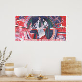 ソ連CCCP冷戦ソ連プロパガンダポスター ポスター (キッチン)