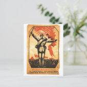 ソ連CCCP冷戦ソ連プロパガンダポスター ポストカード (スタンド正面)