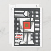 ソ連CCCP冷戦ソ連プロパガンダポスター ポストカード (正面/裏面)