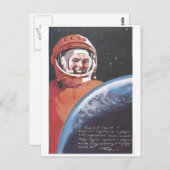 ソ連CCCP冷戦ソ連プロパガンダポスター ポストカード (正面/裏面)