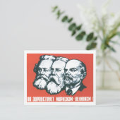 ソ連CCCP冷戦ソ連プロパガンダポスター ポストカード (スタンド正面)