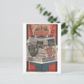 ソ連CCCP冷戦ソ連プロパガンダポスター ポストカード (スタンド正面)