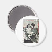 ソ連CCCP冷戦ソ連プロパガンダポスター マグネット (正面/裏面)