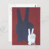 ソ連CCCP冷戦プロパガンダ ポストカード (正面/裏面)