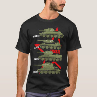 ソ連T34戦車2 Tシャツ
