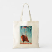 ソ連USSRプロパガンダ宇宙旅行ヴィンテージ トートバッグ (裏面)