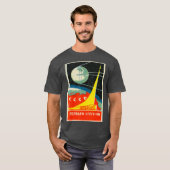 ソ連USSR CCRP宇宙プログラムヴィンテージ Tシャツ (正面フル)