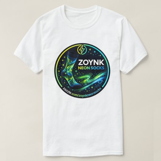 ゾインク ネオンソックス Tシャツ (デザイン正面)