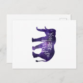 ゾウあなたはとても愛される引用文 ポストカード (正面/裏面)