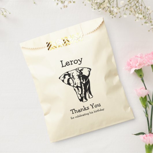 ゾウありがとう フェイバーバッグ (封をした状態)