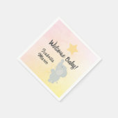 ゾウお洒落ェンウェルカムベビー スタンダードカクテルナプキン (角)