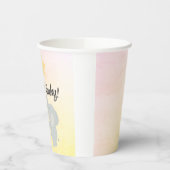 ゾウお洒落ェンウェルカムベビー 紙コップ (左)