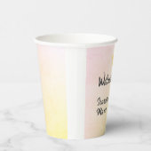 ゾウお洒落ェンウェルカムベビー 紙コップ (右)