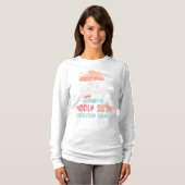 ゾウお洒落ズ中妹名前をカスタムする Tシャツ (正面フル)
