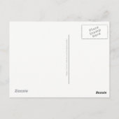 ゾウからのグリーティングポストカード ポストカード (裏面)