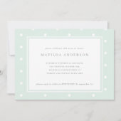 ゾウかわいい小さな男の子の仮想ベビーシャワーパーティー (裏面)