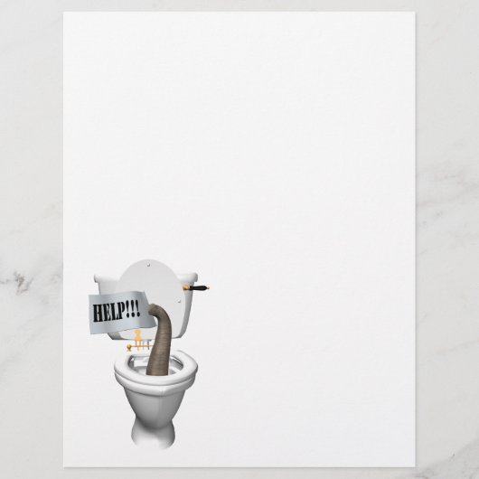 ゾウがトイレに突っ込んでいる (正面)