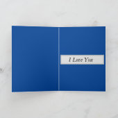 ゾウが並んで、トランクを持ってバレンタイン シーズンカード (内部)