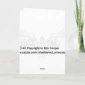 ゾウが飛ぶとき~グリーティングカード カード (裏面)