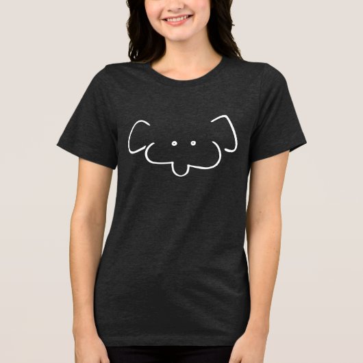 ゾウさん トライブレンドＴシャツ (正面)