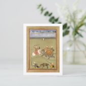 ゾウで敵と戦う王子, c.17 ポストカード (スタンド正面)