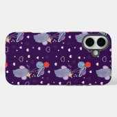 ゾウとウサギの宇宙気球の乗車 | ファンタジー Case-Mate iPhoneケース (裏面 (横))