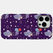 ゾウとウサギの宇宙気球の乗車 | ファンタジー Case-Mate iPhoneケース (裏面 (横))