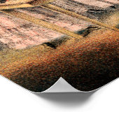 ゾウとサーカスの演技をする男性。 ポスター (角)