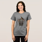 ゾウとハヤブサ トライブレンドＴシャツ (正面全面)