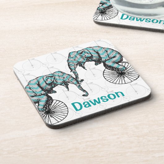 ゾウとバイクは対等だ！ コースター (左側)