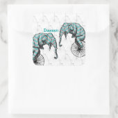 ゾウとバイクは対等だ！ スクエアシール (バッグ)