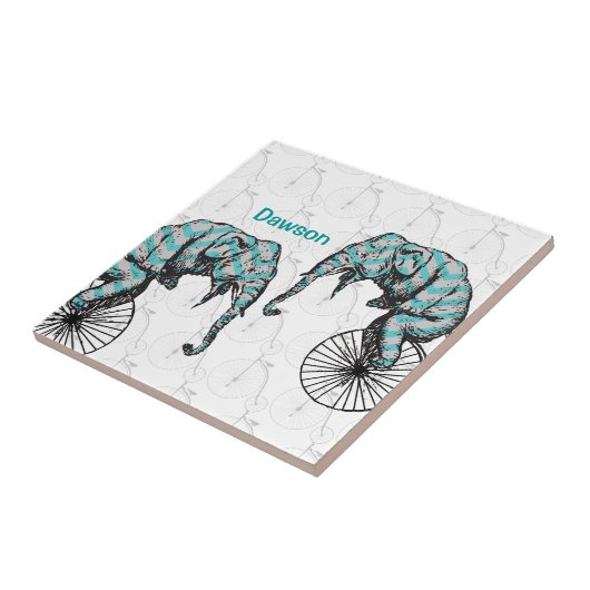 ゾウとバイクは対等だ! タイル (側面)